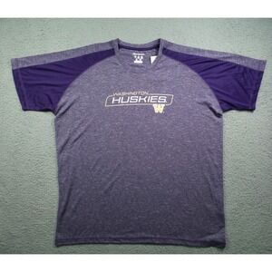 University Of Washington Huskies Shirt‎ Mens Size 2XL Purple Champion Elite NWT